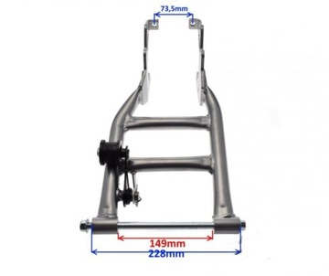 ЗАДНИЙ МАЯТНИК + НАТЯЖИТЕЛЬ + БОЛТ МАЯТНИКА ATV 150 200 250 ОДОБРЕНИЕ BASHAN