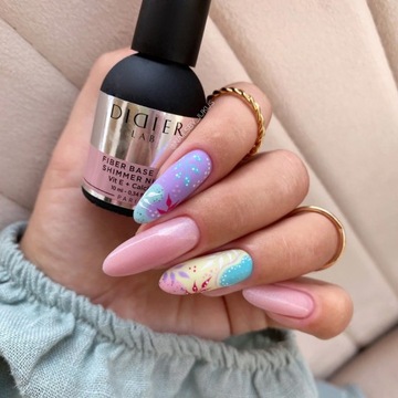 DIDIER LAB Fiber Base 10 мл Мерцающая нюдовая база