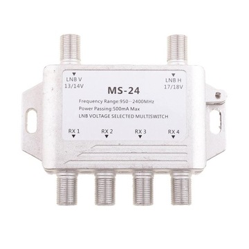Multiswitch 2x4 2/4 2 LNB Multiswitch satelitarny