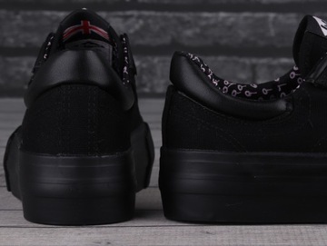 Buty, trampki damskie Lee Cooper BLACK PLATFORMA