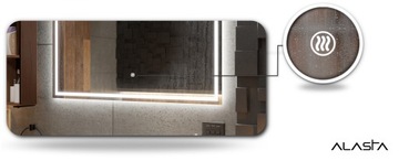 Lustro podświetlane łazienkowe LED 160x70cm WILNO