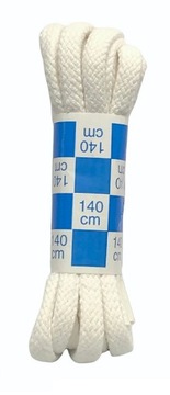 Sznurowadła sznurówki okrągłe 5mm 140 cm białe