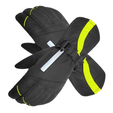 Rękawiczki zimowe z ekranem dotykowym Warm Ski Yellow M