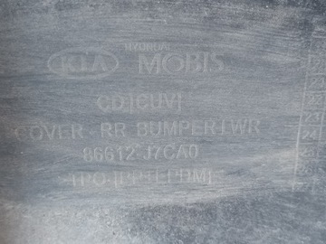 spoiler tylny KIA XCEED dyfuzor hokej tył X-CEED