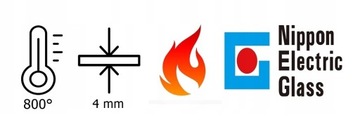 САМООЧИЩАЮЩЕСЯ СТЕКЛО ДЛЯ КАМИНА САМООЧИСТЯЩЕЕ СТЕКЛО 60х40 С ПИРОЛИЗОМ