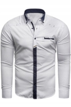 5XL – РУБАШКА МУЖСКАЯ 19-603 ПРИМАНЕННОГО КРОЯ