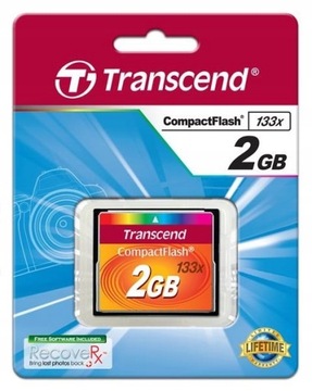 TRANSCEND 2 ГБ CF Compact Flash 133x 30 МБ/с UDMA4