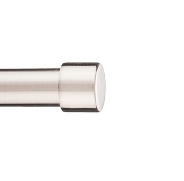 Карниз для штор одинарный металлический никель 120 см 19мм Luna, различные рисунки