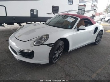 Porsche 911 991 Turbo/Turbo S Cabrio 3.8 520KM 2015 Porsche 911 Porsche 911 Turbo, od ubezpieczalni 3.8 Benzyna 520KM, zdjęcie 6