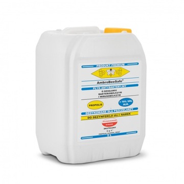 AmbroBeeSafe 5 l - płyn z propolisem do dezynfekcji uli i ramek