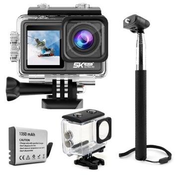 Kamera Sportowa GOMEDIA V39S 5K UHD 60FPS WiFi USB-C Pilot Sony IMX386