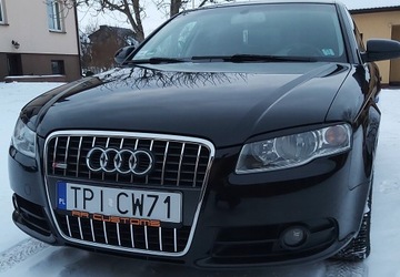 AUDI A4 B7 S-LINE LIŠTA CHRÓM MASKA MŘÍŽKA TUNING