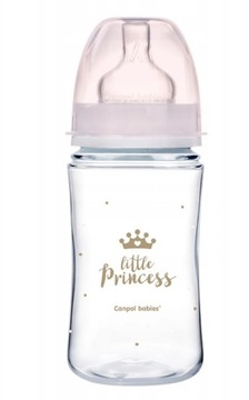 CANPOL butelka szerokootworowa ROYAL BABY 240 ml