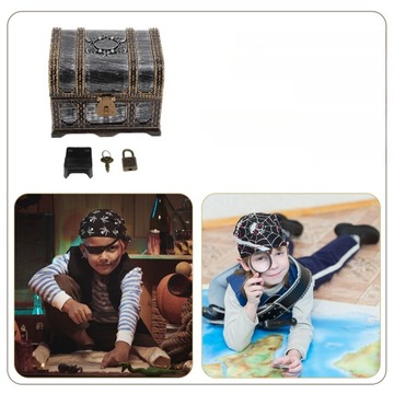 ИГРУШЕЧНЫЙ СУНДУК С СОКРОВИЩАМИ ИГРУШЕЧНЫЕ ШКАТУЛКИ ДЛЯ ЮВЕЛИРНЫХ ИЗДЕЛИЙ