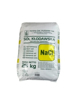Соль каменная 25 кг, натуральная NaCl Kłodawa кормовая