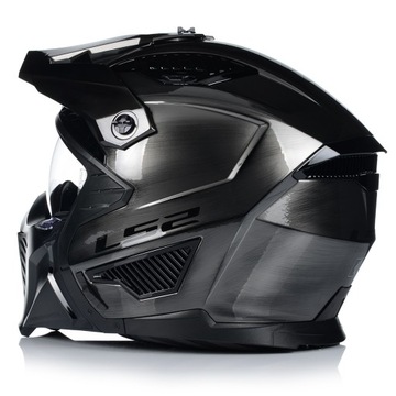 МОТОЦИКЛЬНЫЙ ШЛЕМ 4в1 LS2 OF606 ДЖИНСЫ СО СЪЕМНОЙ ЧЕЛЮСТЬЮ + ВЗОР + 2x СТЕКЛА