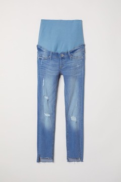 H&M rurki spodnie ciążowe jeans dziury r 42/44