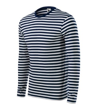 MARYNARSKA koszulka MĘSKA w paski 100% bawełna Długi Rękaw roz. 3XL