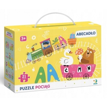DODO PUZZLE POCIĄG ABECADŁO 21 EL 300149
