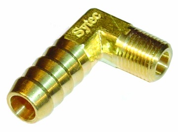 Króciec 90 st. 1/4 NPTF x 8 mm.