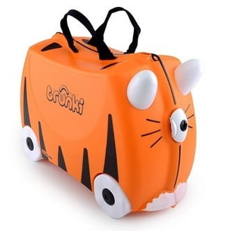 WALIZKA TRUNKI JEŻDŻĄCA WALIZECZKA - Tygrysek Tipu