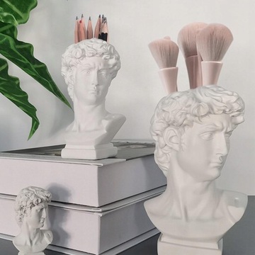 Уникальная греческая статуя бюста Давида Статуя в горшке с ручкой