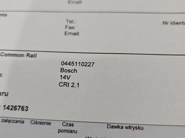 TESTOVANÝ VSTŘIKOVACÍ TRYSKA TOYOTA YARIS II 0445110227 1.4 D4D