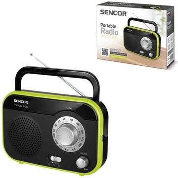 Radio Przenośne Analogowe Sencor SRD 210BGN AM/FM