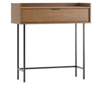 KONSOLA KOMODA POJEMNA TOALETKA SZUFLADA STALOWE NOGI RANT 65CM KS1 SIGI