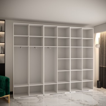 Szafa ubraniowa garderoba z półkami ryfel 4 3SZ