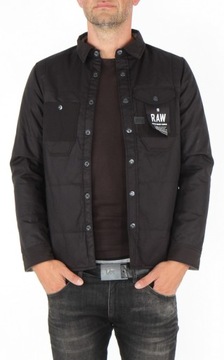 G-STAR RAW kurtka black WOLKER PADDED OVERSHIRT _ L