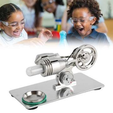 МОДЕЛЬ ОДНОЦИЛИНДРОВОГО ПАРОВОГО ДВИГАТЕЛЯ STERLING