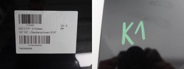 MERCEDES TŘÍDA S W222 63 AMG LONG VÍKO KUFRU ZADNÍ *9197*