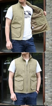 Весенняя и осенняя верхняя одежда с множеством карманов Fi