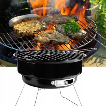 Grill węglowy grill turystyczny 26 x 26 cm B2341