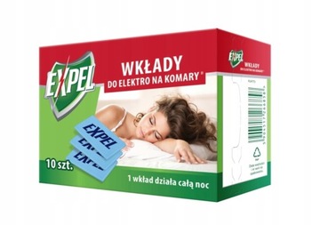 EXPEL Elektrofumigator na komary wkłady 10 szt.