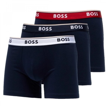 Hugo Boss 3 pary bokserki męskie spodenki ORYGINAŁ oryginalne coton streTch