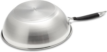 Сковорода Amazon Basics WOK, нержавеющая сталь, 28 см