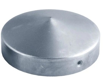 słupek brama daszek okrągły 60 mm(2'')kuty ocynk