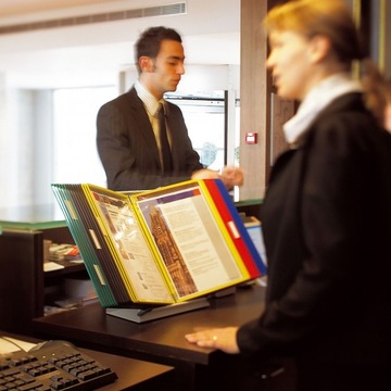 Презентационная система TARIFOLD А4, 10 панелей, цвета MIX