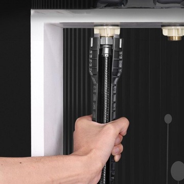 Ключ для смесителя и раковины, черный, 5 в 1