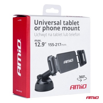 AMiO Uchwyt do samochodu na tablet telefon szybę kokpit AMIO-03798