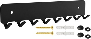 Wieszak na Klucze metalowy mały 20 cm 8 haczyków