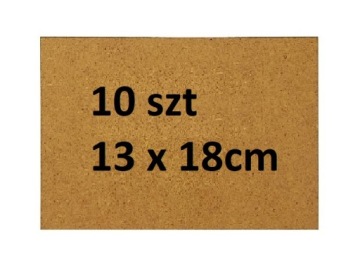 Płyta HDF 10szt 13 cm x 18 cm x 3 mm