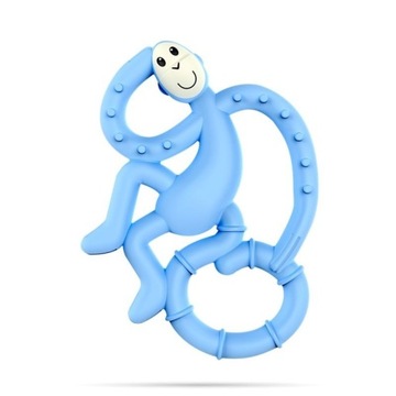 Gryzak ortodontyczny Matchstick Monkey silikon odcienie niebieskiego