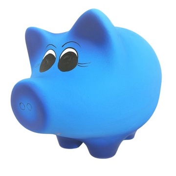 Копилка, синяя, большая, XL, детская