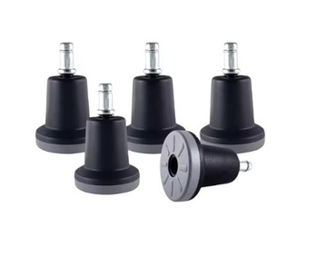 Stopki do fotela krzesła obrotowego fi 10 mm IKEA CZARNE WYSOKIE