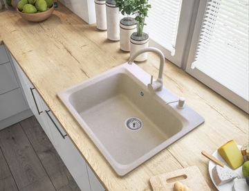 БЕЖЕВЫЙ ДОЗАТОР ЖИДКОСТИ ДЛЯ ГРАНИТНОЙ МОЙКИ