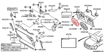 SUBARU VRTULE VĚTRÁK VENTILÁTOR CHLADIČŮ VODY BRZ GT86 2012-2020