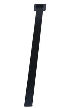 NOGI DO STOŁU NOGA KWADRATOWA CZARNA 72CM